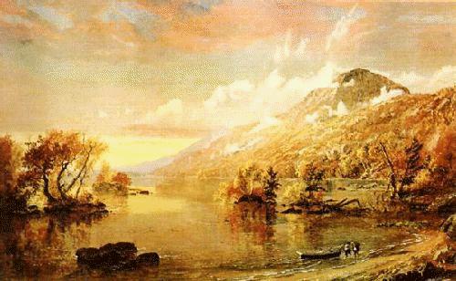 Jasper Cropsey Lake George oil painting picture